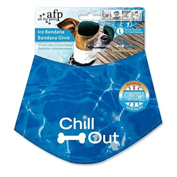 NEW ALL FOR PAWS Chill Out Ice Bandana, Large - Picture 1 of 5